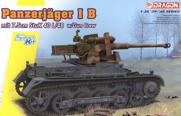 Dragon 1/35 Panzerjäger l B avec 7.5cm tige 40 W/Crew