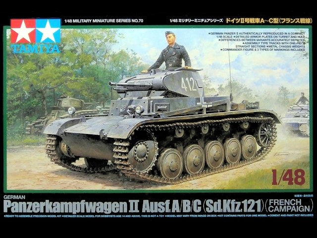 German Panzerkampfwagen II Ausf. A/B/C (Sd.Kfz. 121) 1/48