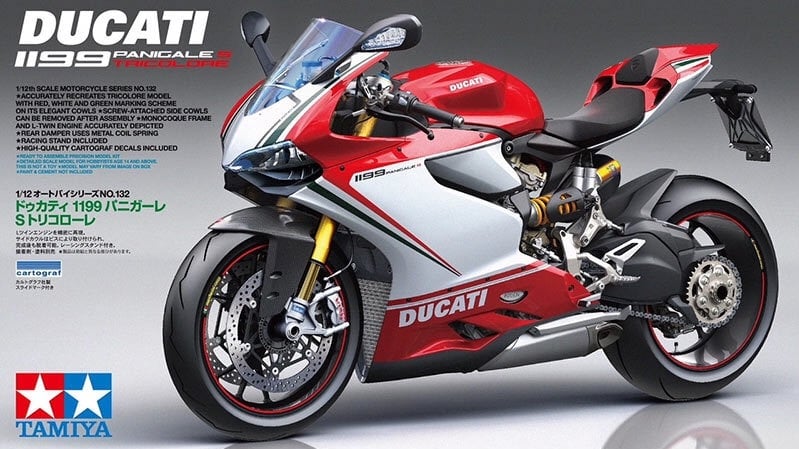 Tamiya Moto Ducatti 1199 PANIGALE S TRICOLORE