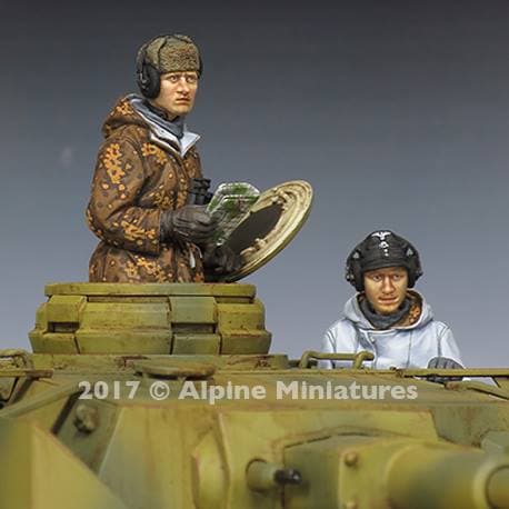 Alpine 1/35 35240 WSS Panzer Crew Ensemble d'hiver