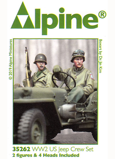 Alpine 1/35 35262 WW2 US Jeep Crew Set