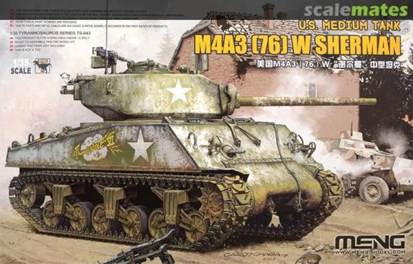 Meng 1:35 M4A3(76)W Sherman char moyen américain