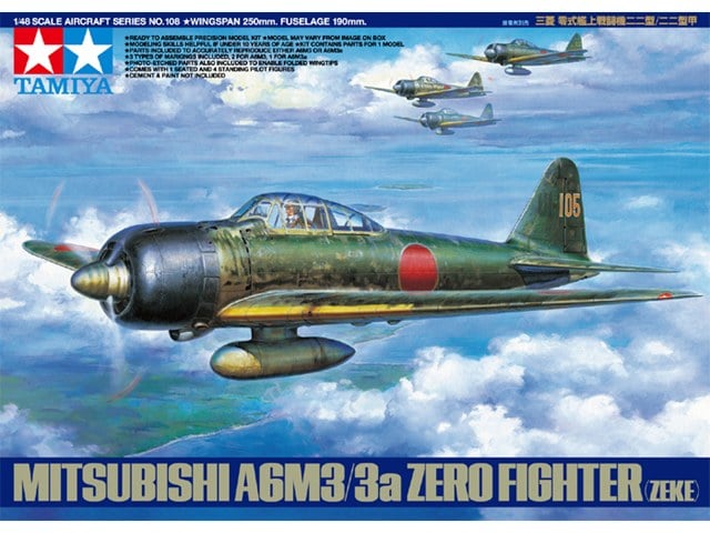 Tamiya Mitsubishi A6M3 / 3a Zero (Zeke)