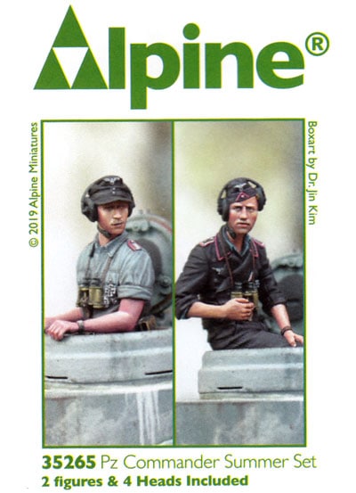 Alpine 1/35 35265 Pz Commander Ensemble d'été