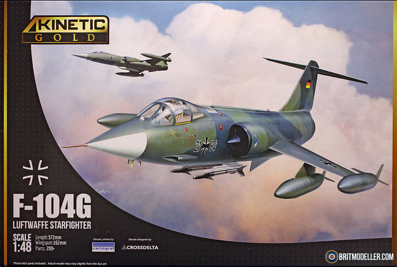 1:48 Kinetic F-104G Starfighter Luftwaffe