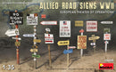 Allied Road Signs WWII 1/35
