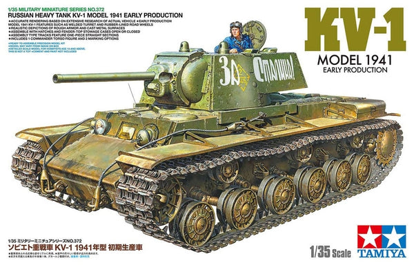 Tamiya 1:35 Char lourd russe KV-1 modèle 1941 Première production