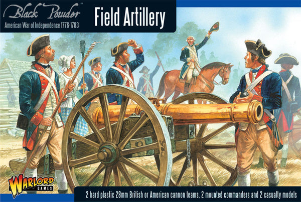 (Guerre d'indépendance américaine) Artillerie de campagne et commandants d'armée