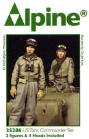 Alpine 1/35 35286 US Tank Commander Set