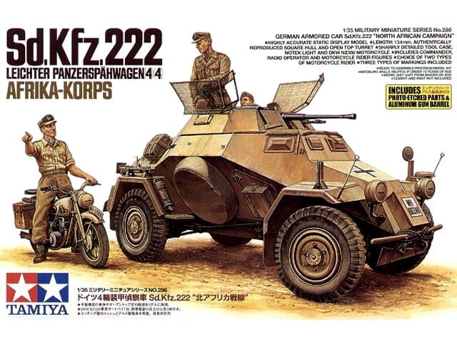 Sd.Kfz.222 Leichter Panzerspähwagen 4x4 1:35