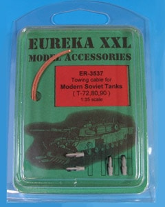 Eureka 1/35 ER-3537 Câble de remorquage pour chars soviétiques modernes : T-72, T-80, T-90 1:35