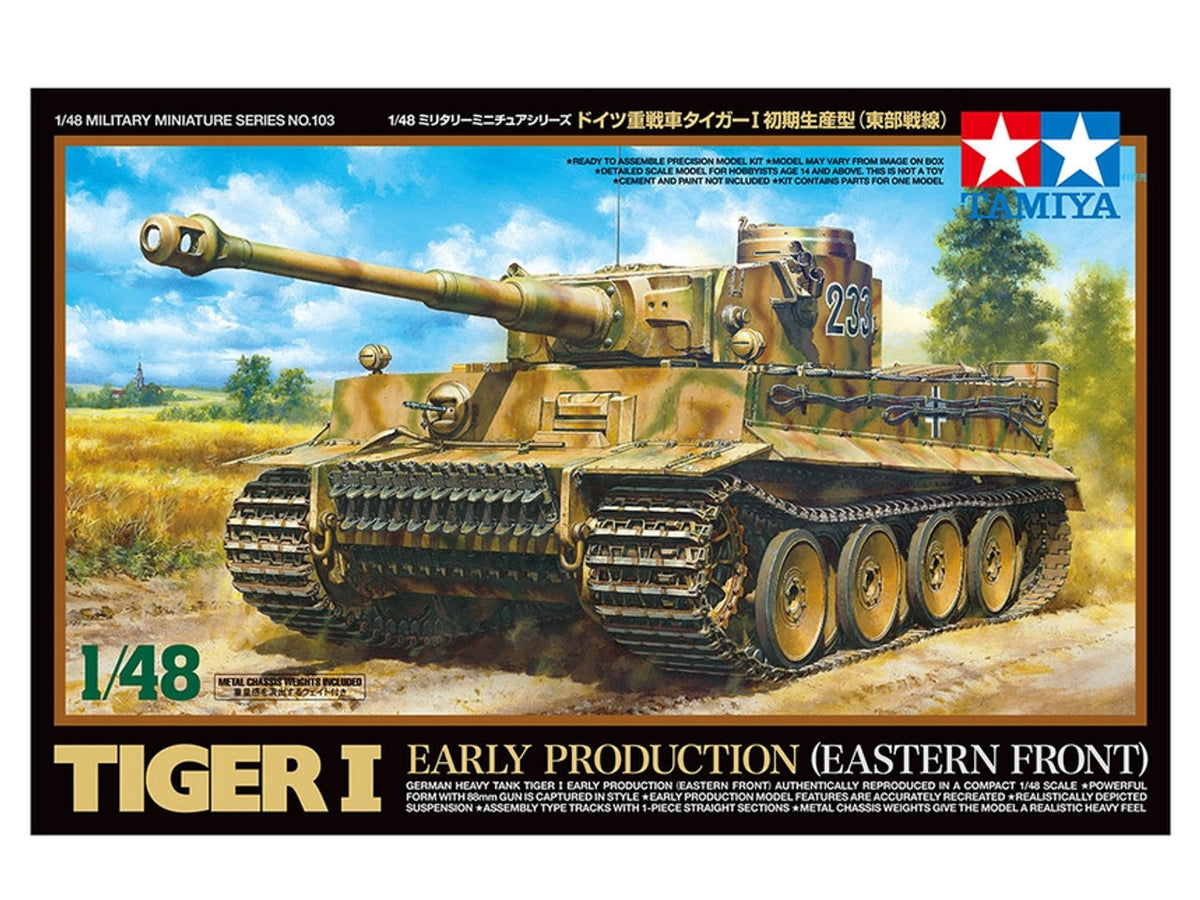 TAM32603 TAMIYA 1/48 Tiger I Early Production (Eastern Front)