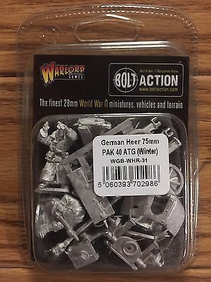 Bolt Action : Allemand Heer 75mm PAK 40 ATG (hiver)