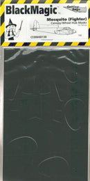 BlackMagic Mosquito (Fighter) Canopy/Wheel Hub Masks