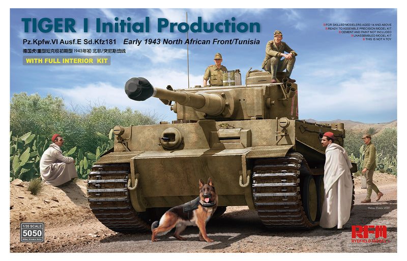 RFM 1/35 RM-5050 Tigre I Production initiale