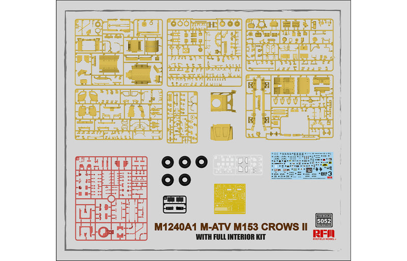 RFM 1/35 M1240A1 M-ATV M153 CROWS II (intérieur complet)