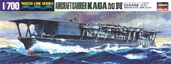 1:700 Hasegawa IJN Aircraft Carrier Kaga