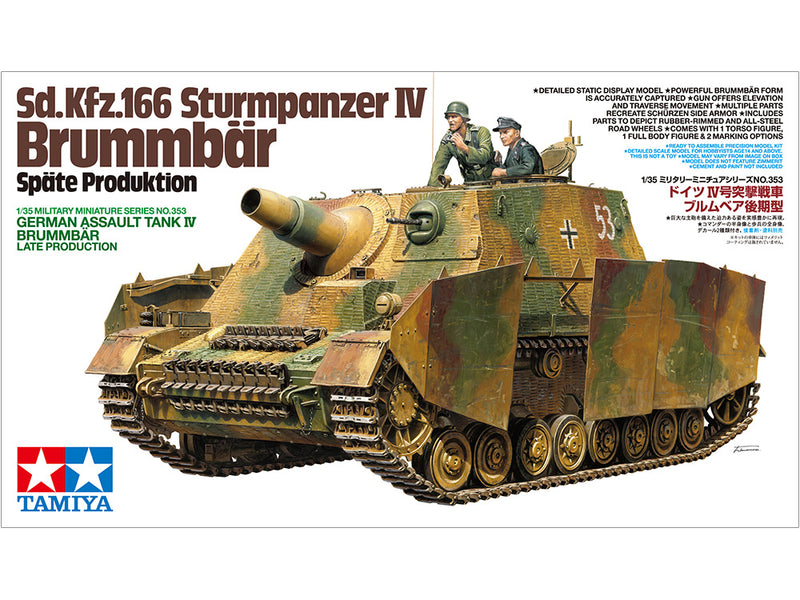 Tamiya 1/35 Brumbär Sd.Kfz.166 Sturmpanzer IV