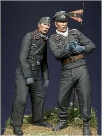 Alpine 1/35 35028 Ensemble Panzer Crew Début Seconde Guerre Mondiale (2 figurines)