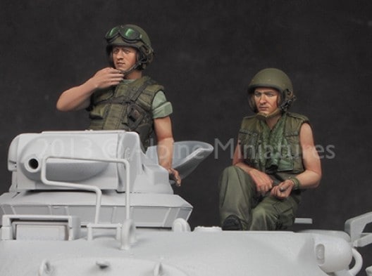 Alpine 1/35 US Tanker Vietnam War Set (2 figurines)