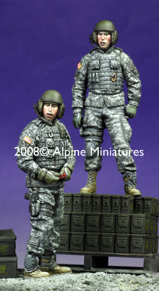 Alpine 1/35 Modern US AFV Crew Set (2 figurines)