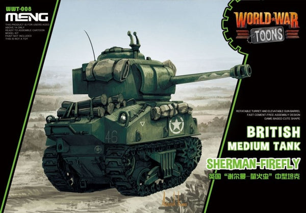 Meng World War Toons - Sherman Firefly britannique