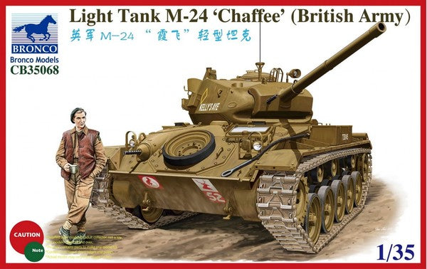 Bronco 1/35 Light Tank M-24 'Chaffee' (British Army)