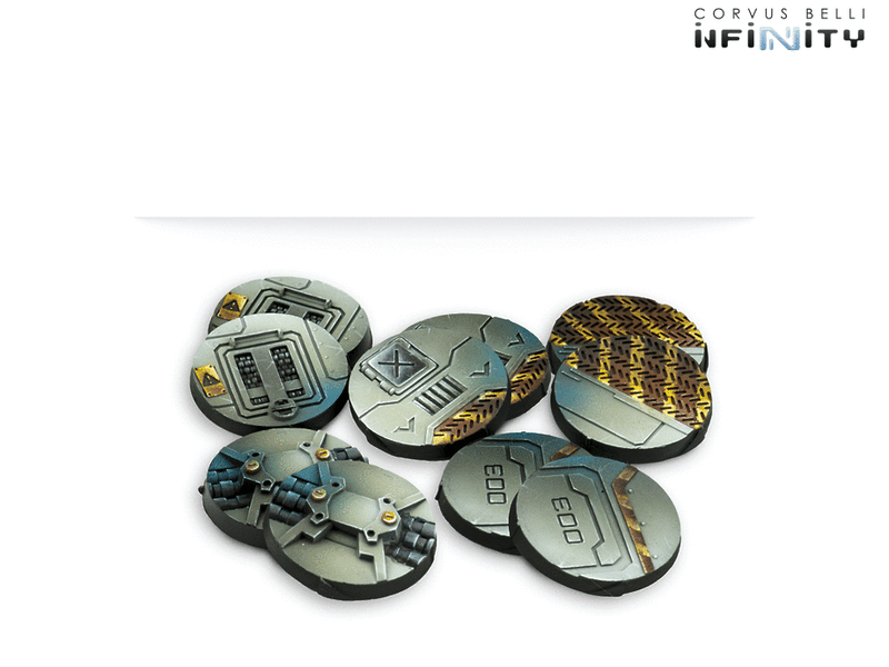 25mm Scenery Bases, Alpha Series - Infinity Accessories
