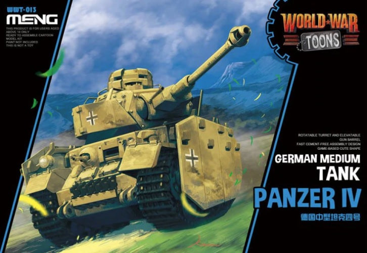 Meng World War Toons - Char moyen allemand Panzer IV