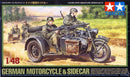 TAMIYA 1/48 German Motorcycle & Sidecar (32578)