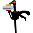 Prensas sargrento largas plasticas negra