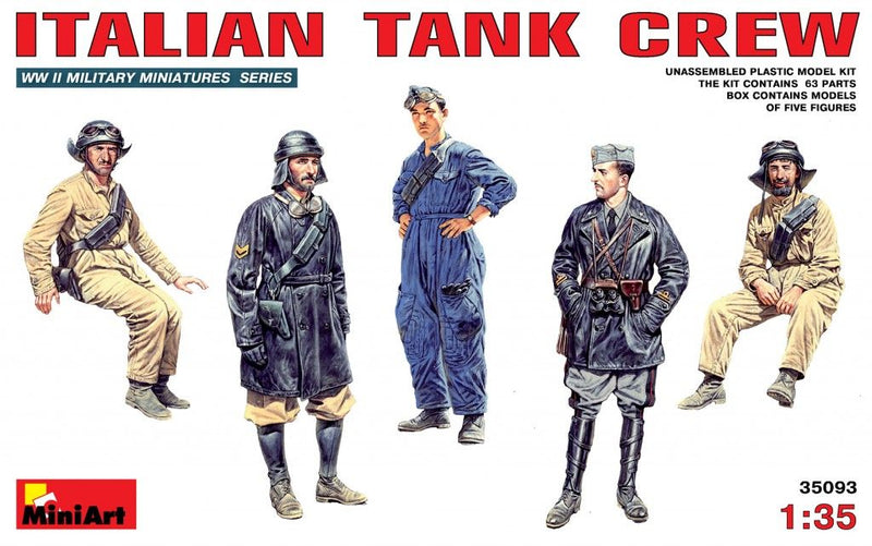 MiniArt Italian Tank Crew Figure Set