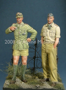Alpine 1/35 German DAK Panzer Crew Set (2 figurines)