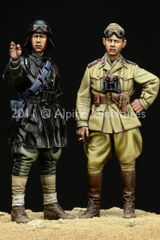 Alpine 1/35 WW2 Ensemble d'équipage AFV italien (2 figurines)