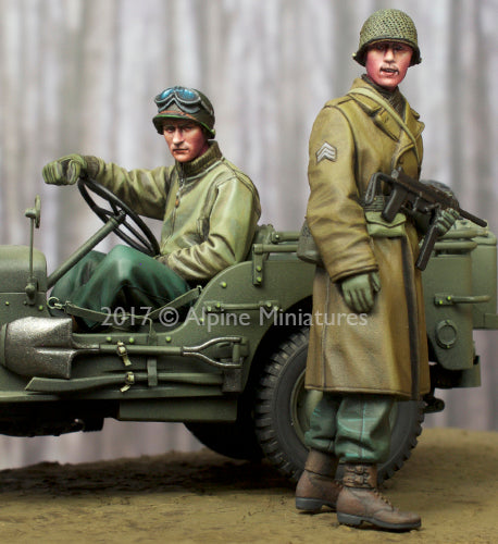 Alpine 1/35 WW2 US NCO &amp; Driver Set 35243