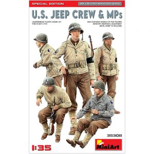 MiniArt 1/35 US Jeep Crew &amp; MPs