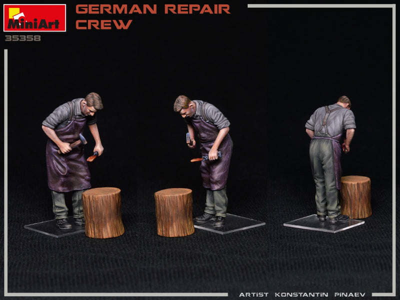 MINIART 1:35 Équipe de réparation allemande