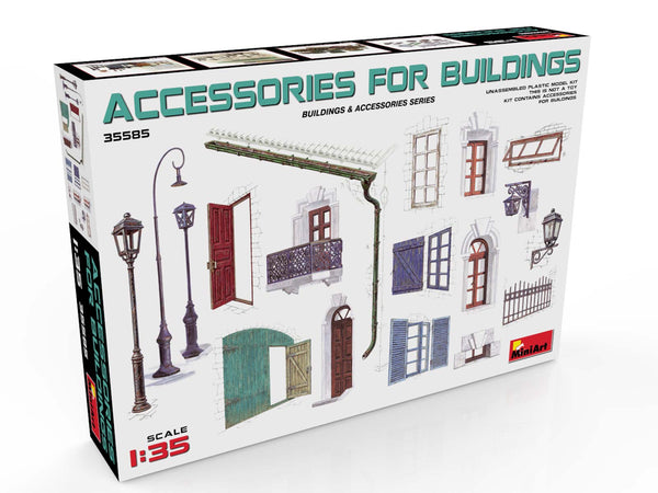 1:35 Accessoires MiniArt pour les bâtiments