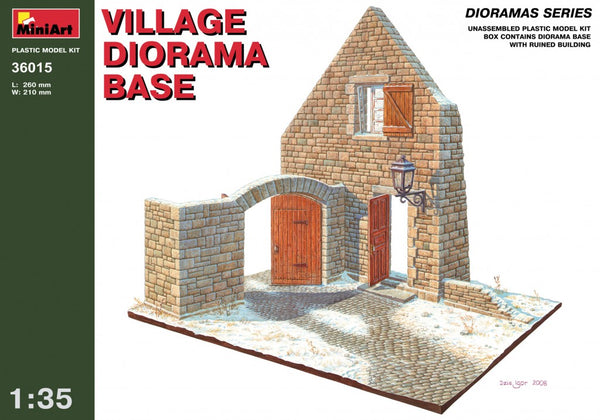 DIORAMA DU VILLAGE BASE MINIART 36015 1:35