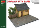 MINIART 1/35 36032 DIORAMA WITH BARN