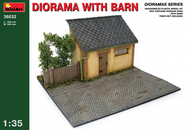 MINIART 1/35 36032 DIORAMA WITH BARN