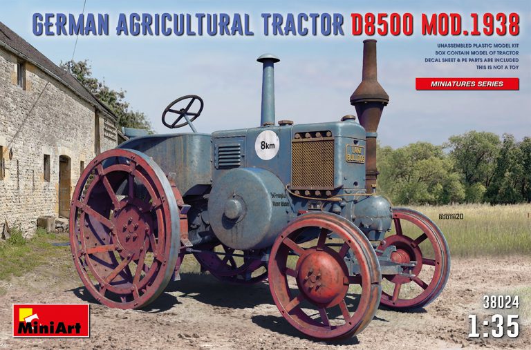 MiniArt 1.35 GERMAN AGRICULTURAL TRACTOR D8500 MOD. 1938