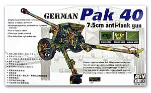 AFV 1:35 Club German Pak 40 Canon antichar de 7,5 cm