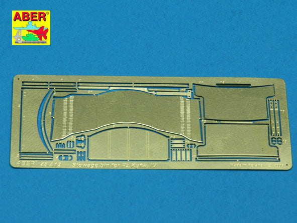 48 A12 Aber 1/48 bac de rangement tourelle photodécoupé pour Pz.Kpfw. IV