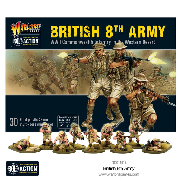 Infanterie de la 8e armée britannique
