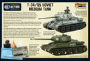 T-34/85 medium tank (plastico)