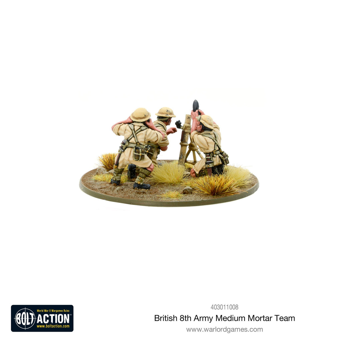 Bolt Action: 8th Army Medium Mortar Team