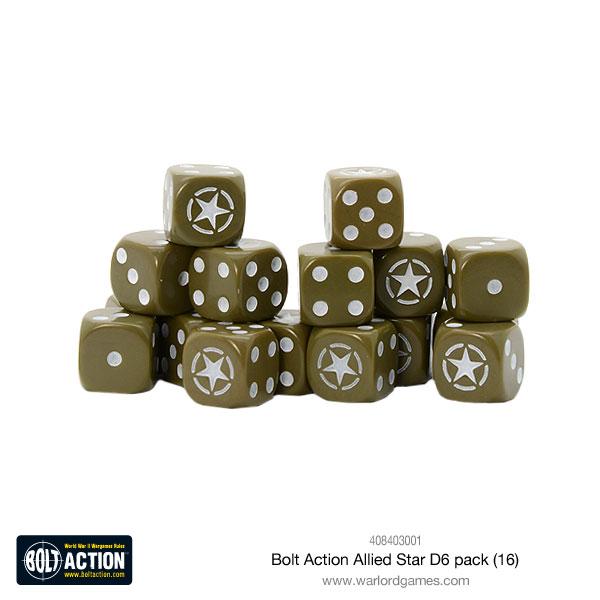 Pack d'étoiles alliées Bolt Action D6