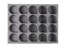 Battle Foam: (Astra Militarum) 40 Heavy Weapons Teams Foam Tray (BFL)