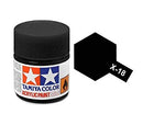 Tamiya X-18 SEMI GLOSS BLACK 23ml